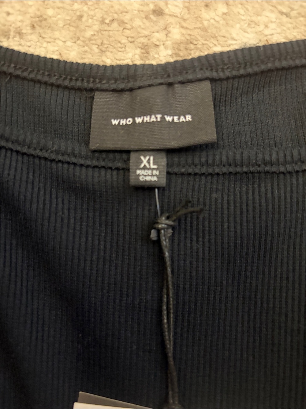 NWT Who What Wear Black Maxi Dress- Classic A-Line - Picture 2 of 3